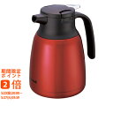 ピーコック ステンレス製ハンディポット1.0L レッド(3)