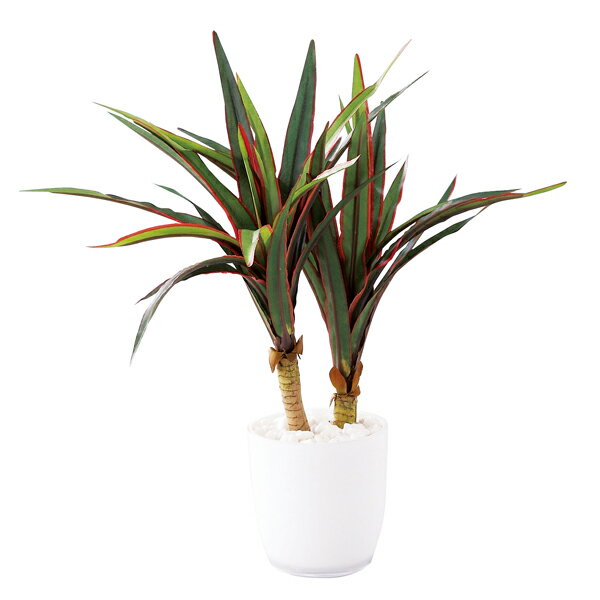 【メーカー直送 北海道・沖縄・離島別途送料】SC触媒加工 ミニ観葉 ミニユッカ白（フェイクグリーン）(ギフト 引き出物 引出物 快気祝い 結婚式 内祝い お返し 引越し ご挨拶 香典返し)