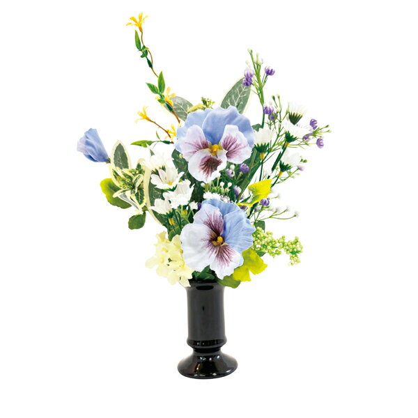 【メーカー直送 北海道・沖縄・離島別途送料】SC触媒加工 アーティフィシャルフラワー供花 憩い ブルー(ギフト 引き出物 引出物 快気祝い 結婚式 内祝い お返し 引越し ご挨拶 香典返し)