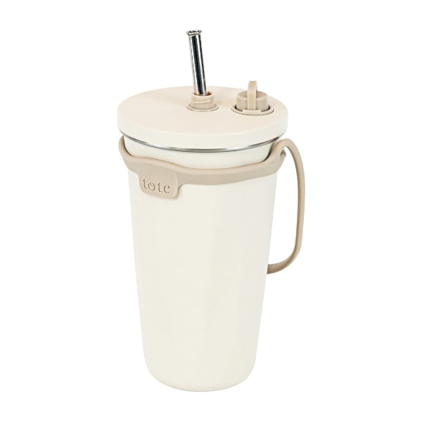 Rakuten - トート ストロー付2Wayタンブラー570mL アイボリー RH-1760(ギフト　引き出物　引出物　快気祝い　結婚式　内祝い　お返し　引越し　ご挨拶　香典返し)
