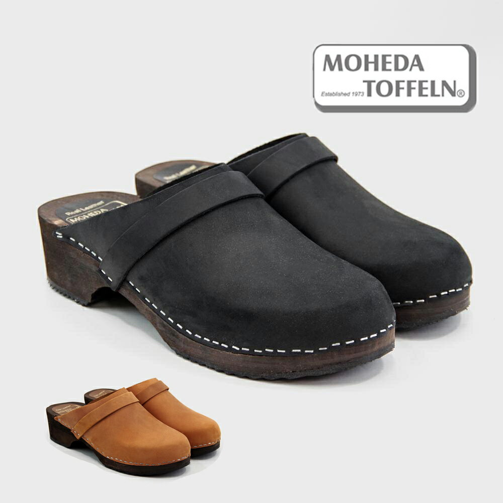 【今から履けるサンダル】MOHEDATOFFELN【モヘダトフェール】 北欧 メンズ 木底 サボサンダル クロッグシューズ サンダル 本革 厚底 サボ ヌバック スエード スウェード（ERIK)レザー本革仕様【スウェーデン】