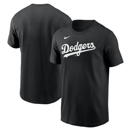 NIKE ナイキ MLB 半袖Tシャツ メンズ ロサンゼルス・ドジャース ヒューズ ワードマーク コットンティー 黒 ブラック 正規品 N199-00A-LD-0U5 NIKE ナイキ MLB 半袖Tシャツ メンズ ロサンゼルス・ドジャース ヒューズ ワードマーク コットンティー 黒 ブラック 正規品 N199-00A-LD-0U5