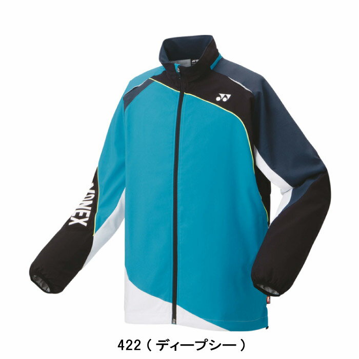 YONEX ヨネックス アウター ユニ裏地付ウィンドウォーマーシャツ 青x黒 紺x黒 ユニ...