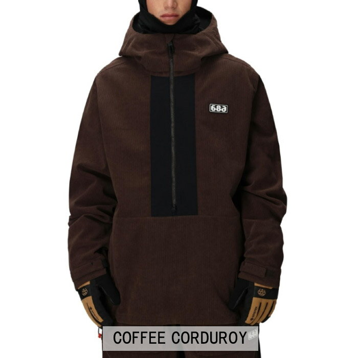 25-26 686 シックスエイトシックス MENS GHOST 2.5L ANORAK スノーボードウェア ジャケット メンズ 2025-2026年 M3WN136 2