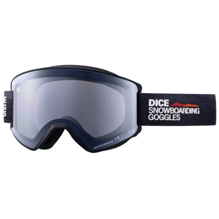 25-26 DICE ダイス SHOWDOWN ショーダウン MBK スノーボード ゴーグル ULTRA調光ミラー ライトグレイ/ライトシルバーミラー 2025-2026年 SD54570