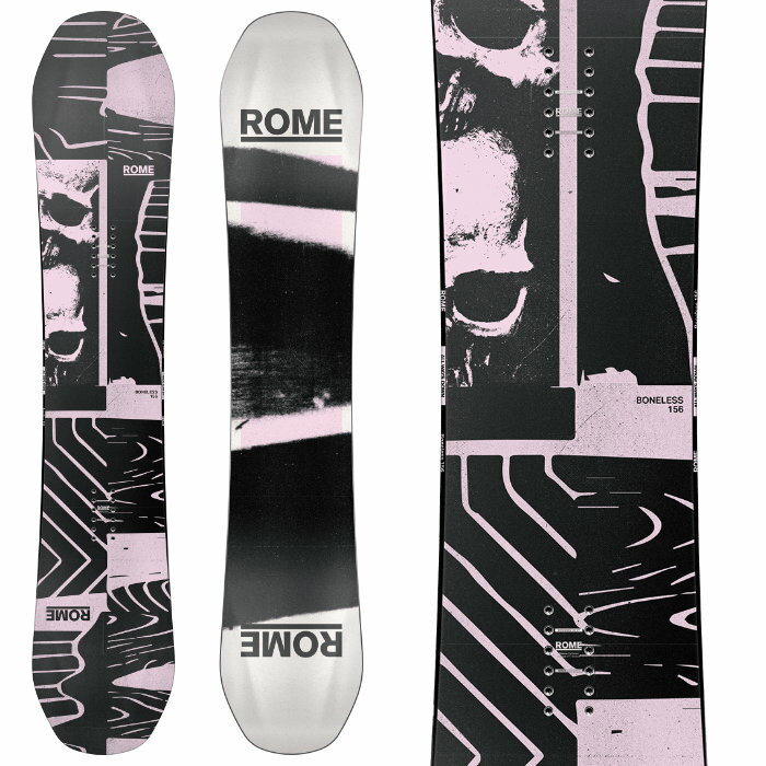 【予約】 25-26 ROME SDS ローム Boneless ボーンレス スノーボード 板 2025-2026年 フュージョンキャ..