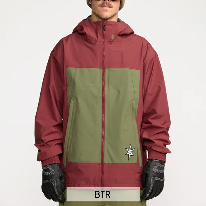 Rampjack Trip店の25-26 VOLCOM ボルコム ARTHUR 3L JACKET スノーボードウェア ジャケット メンズ 2025-2026年 G0652609｜アングル2
