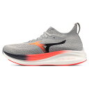 Mizuno ミズノ ランニングシューズ MIZUNO NEO ZEN メンズ 2E グレー×レッド×ブラック J1GC2586