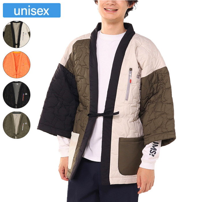 CHUMS チャムス ブービーステッチパテッドハンテン ユニセックス 半纏 フリーサイズ 軽量 中綿入り 保温性 CH04-1470