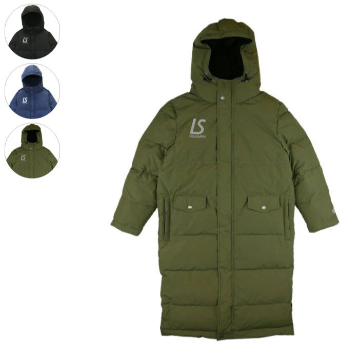 LUZ e SOMBRA ルースイソンブラ JR BENCH COAT ジュニアベンチコート 中綿ロングコート 防寒 サッカー フットサル ブラック/ネイビー/...