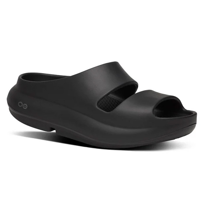 樂天商城 - OOFOS ウーフォス サンダル OOYEA レディース 2ストラップタイプ Black 2000970050252