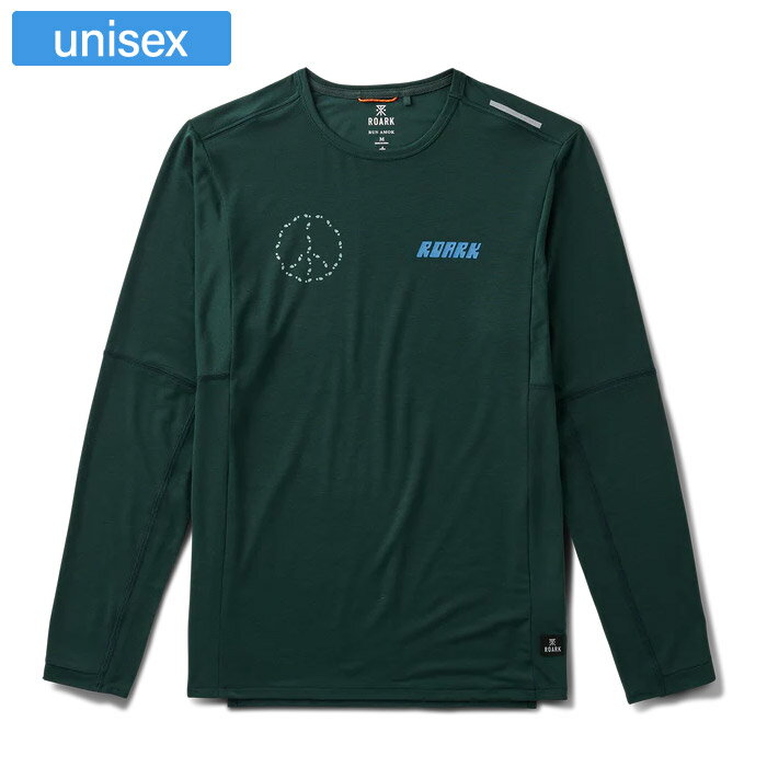 RUN AMOK ラン アモック トップス MILLCREEK MERINO ACTIVE LONG SLEEVE TEE ユニセックス 長袖 DARK F..