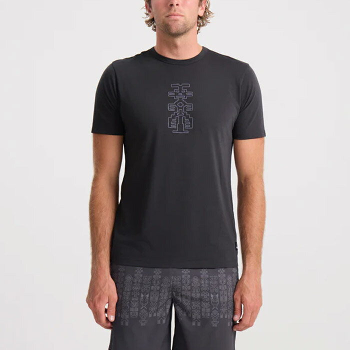 RUN AMOK ラン アモック Tシャツ MATHIS ACTIVE SHORT SLEEVE TEE ユニセックス 半袖 CHARCOAL RK457-CHA 2