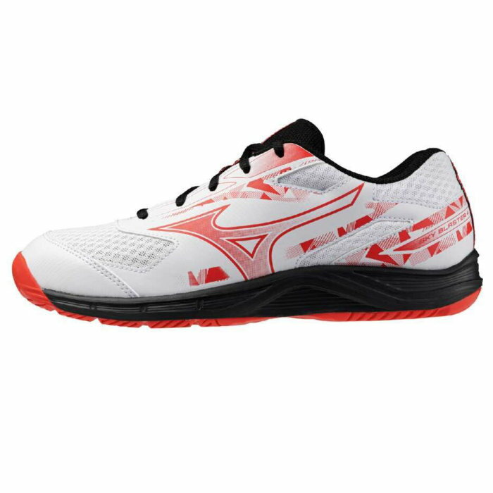 Mizuno ߥ Хɥߥȥ󥷥塼 ֥饹4 ˥å 3E ۥ磻/å/֥å 71GA253301