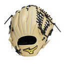 MIZUNO ミズノ 野球グローブ グラブ 少年軟式用 エムジーソフター オールラウンド用 サイズM 右投げ用 ジュニア ブロンド ブラック 1AJGY23910