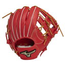MIZUNO ミズノ 野球グローブ グラブ 少年軟式用 グローバルエリート オールラウンド用 サイズM 右投げ用 ジュニア ラディッシュ コルク 1AJGY31320