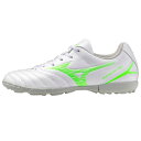 MIZUNO ミズノ トレーニングシューズ モナルシーダNEO III SELECT Jr AS ジュニア ホワイト/ネオグリーン 3E相当 ターフ サッカー ...