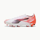 PUMA プーマ サッカースパイク ウルトラ 5 アルティメット HG レギュラーからナローフィット 固い土、人工芝用 ホワイト/ブラック/レッド 108341_01(4)