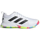 adidas アディダス ハンドボールシューズ コートチーム バウンス2.0 レディース レギュラー ホワイト/ブラック/レモン インドア 屋内用 ドッジボール...