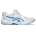 asics アシックス ハンドボールシューズ GEL-TASK 4 レディース STANDARD ホワイト/ブルー 屋内用 人工皮革 1072A106.102