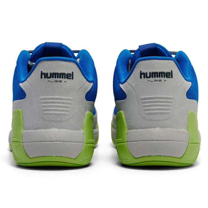 hummel ヒュンメル ハンドボールシューズ ALGIZ V ユニセックス 屋内用 ブルー×グ...