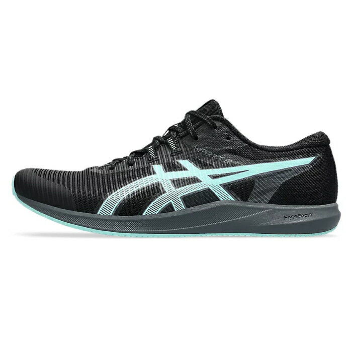 asics アシックス 陸上シューズ HYPER RACER STANDARD ブラック/ミント トラック 長距離レーシング 試合 フラットソール 1093A233.002