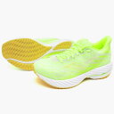 MIZUNO ミズノ ランニングシューズ ウエーブライダー28 レディース 2E相当 イエローオレンジ×ホワイト J1GD2403