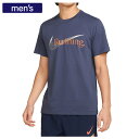 NIKE ナイキ ランニングウェア Tシャツ ナイキ Dri-FIT メンズランニングTシャツ メンズ サンダーブルー 半袖 軽量 ランニングシャツ ランシャツ FJ2363-437(4)