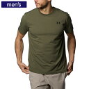 UNDER ARMOUR アンダーアーマー トップス 半袖 UAパフォーマンスコットン ショートスリーブTシャツ カーキグリーン メンズ ストレッチ 吸汗速乾 1384805(4)