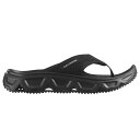 SALOMON サロモン サンダル REELAX BREAK 6.0 W レディース BLACK/BLACK/ALLOY リカバリーシューズ キャンプ アウトド...