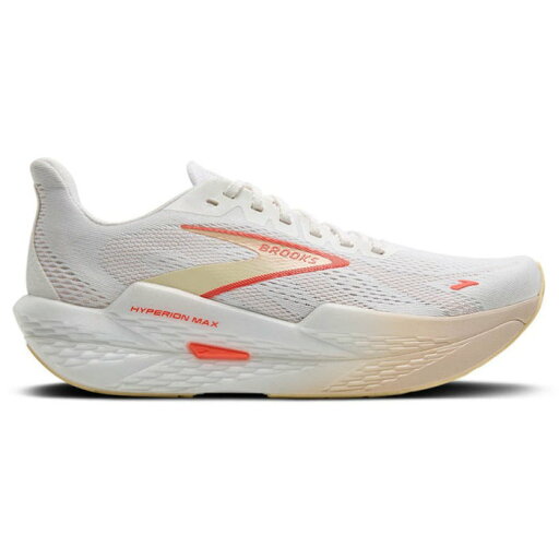 BROOKS ブルックス ランニングシューズ ハイペリオンマックス2 レディース ホワイト/コーラル ジョギング マラソン BRW4232-W/CR BROOKS ブルックス ランニングシューズ ハイペリオンマックス2 レディース ホワイト/コーラル ジョギング マラソン BRW4232-W/CR