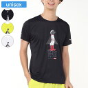 CHUMS チャムス トップス ランニングラブアンドアドヴェンチャームスTシャツ ユニセックス ポリエステル UVカット プリント 抗菌防臭加工 CH01-2497(4)