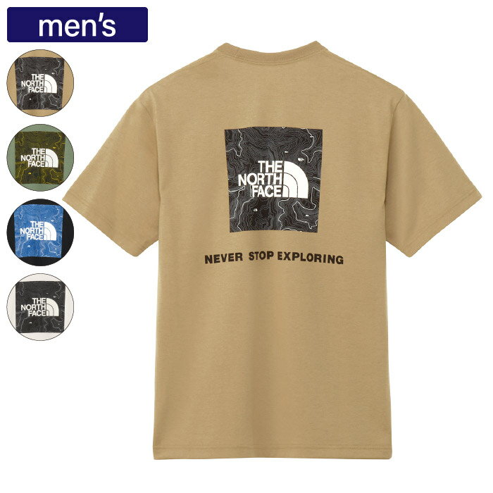 楽天Rampjack Trip店THE NORTH FACE ザ ノースフェイス Tシャツ 半袖 ショートスリーブバックスクエアトラバースロゴティー メンズ 吸汗速乾 静電気防止 NT32543