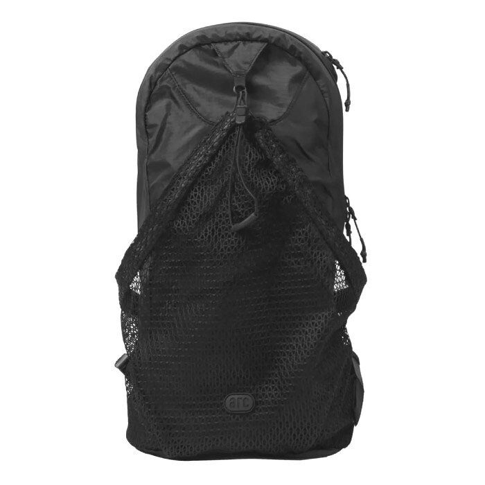 arc エーアールシー スタッフバッグ UL Stuff Bag 6L ユニセックス 軽量 ランニング マラソン BLACK AR-053