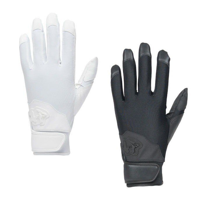 World pegasus ワールドペガサス 野球 バッティング用手袋 グローブ 合成皮革製（両手用） メンズ レディース ジュニア ホワイト ブラック WEBG530