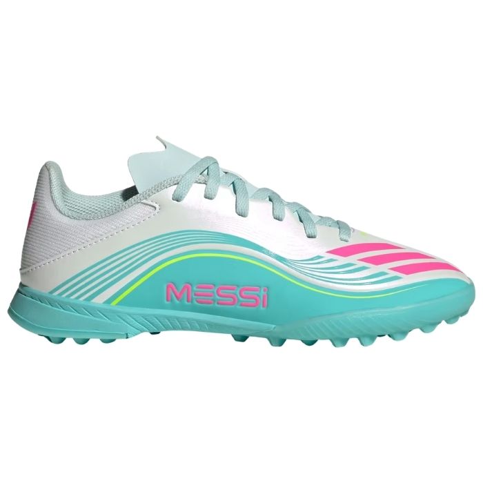 Rakuten - adidas アディダス サッカースパイク F50 メッシ リーグ TF キッズ ターフ用 クラウドホワイト/ルシッドピンク/フラッシュアクア ジュニア JQ0944