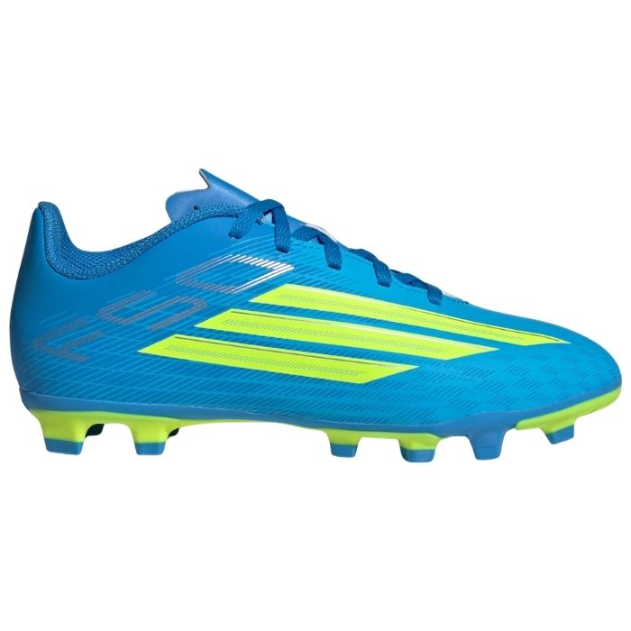Rakuten - adidas アディダス サッカースパイク F50 CLUB FG/MG キッズ 天然芝/土/人工芝用 ルシッドレイブルー/チームソーラーイエロー/ルシッドアクアマリン JS1479