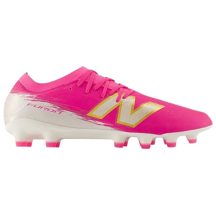 Rakuten - NewBalance ニューバランス サッカースパイク Furon Pro HG/AG V8 メンズ 2E ハードグラウンド/人工芝用 ピンク フットボール UF2H94H