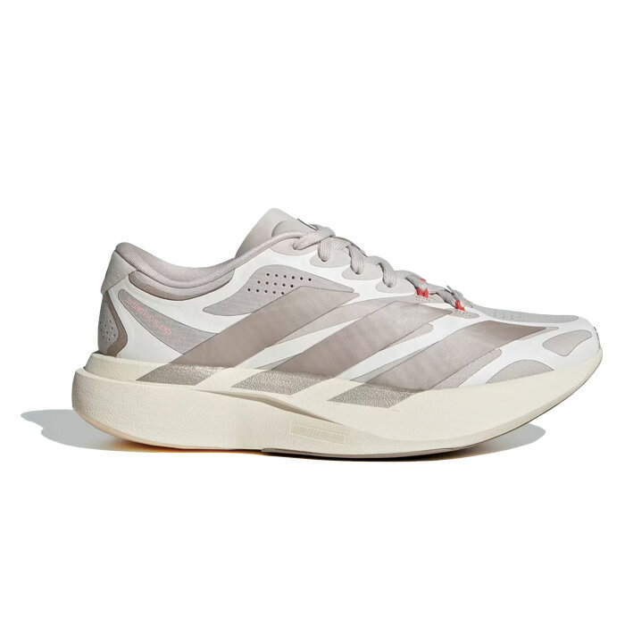 adidas アディダス ランニングシューズ アディゼロ EVO SL EXO レディース レギュラーフィット Cloud White / Cloud White / Haze Coral KI4789