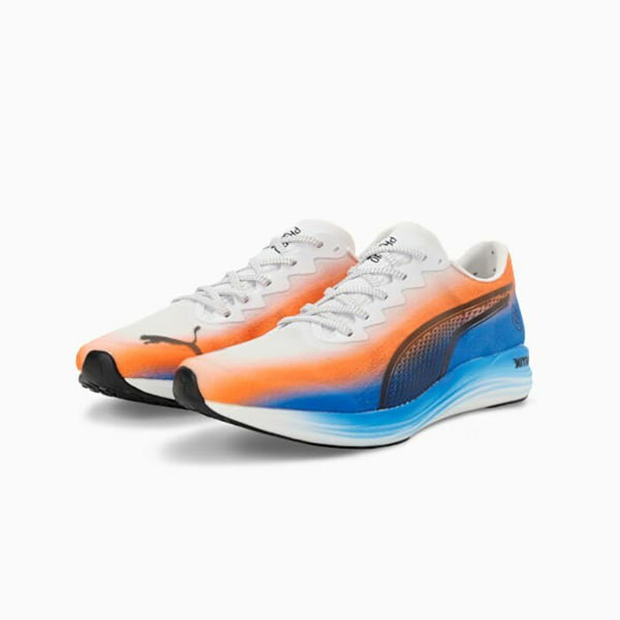 PUMA プーマ ランニングシューズ プロピオ ニトロ EKIDEN メンズ PUMA White-PUMA Black-Ultra Blue-Heat Fire 313426_01