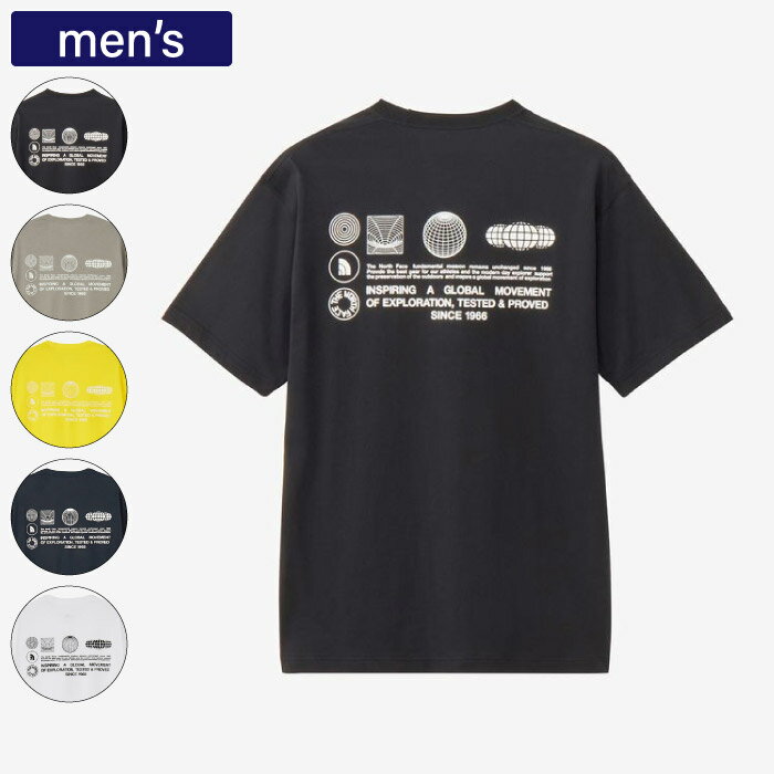 Rakuten - THE NORTH FACE ザ・ノース・フェイス ユニセックス Tシャツ ショートスリーブフラッシュドライグローブグリッドコットンティー メンズ レディース NT32550
