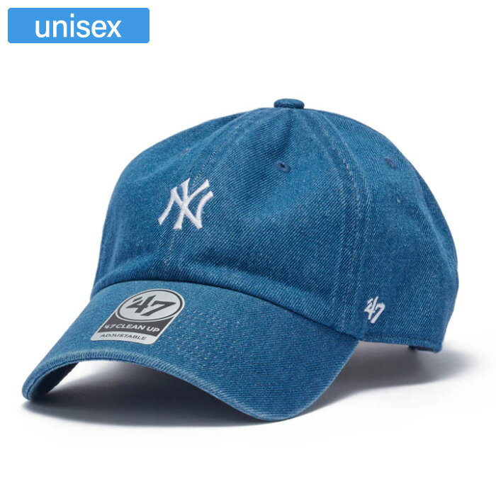 Rakuten - '47 フォーティセブン キャップ '47 クリーンナップ ニューヨーク・ヤンキース DENIM ユニセックス ネイビー サイズフリー 14920403