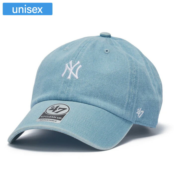 Rakuten - '47 フォーティセブン キャップ '47 クリーンナップ ニューヨーク・ヤンキース DENIM ユニセックス ライトブルー サイズフリー 14920404