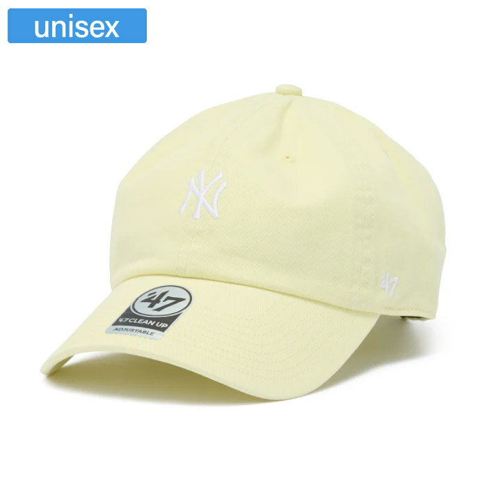 Rakuten - '47 フォーティーセブン キャップ '47 クリーンナップ ニューヨーク・ヤンキース MLB GELATO 帽子 ユニセックス デジタルイエロー 14920557