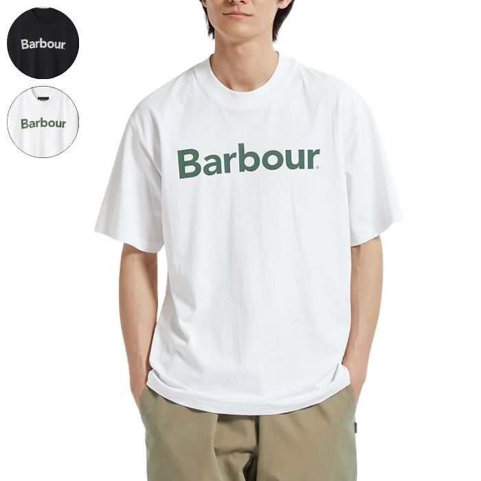 U-Neck - Barbour バブアー Pensford フロントロゴ Tシャツ Japan Exclusive ユニセックス 半袖 アウトドア カジュアル 261MTS1677