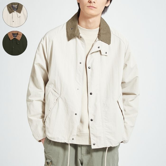 Rakuten - Barbour バブアー アウター トランスポート ナイロン ジャケット ユニセックス ドローコード付き アウトドア カジュアル 261MCA1106