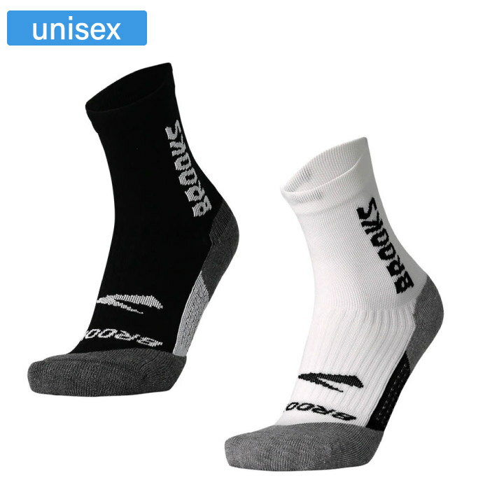 BROOKS ブルックス メンズ レディース ランニングソックス 靴下 Ghost Crew ジョギング マラソン トレーニング BAU4950...