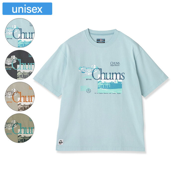 CHUMS チャムス トップス チャムスUSAファクトリーTシャツ ユニセックス コットン100% CH01-2723