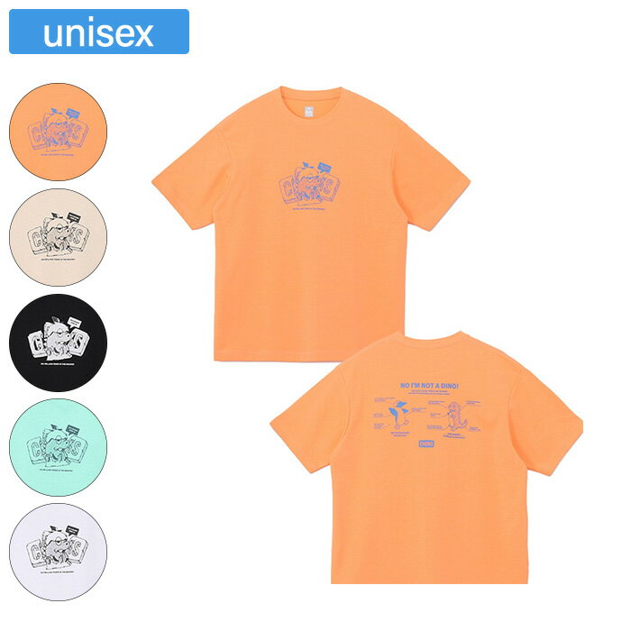 樂天商城 - CHUMS チャムス 半袖 コットンドライチャムスダイナソーTシャツ ユニセックス CH01-2757