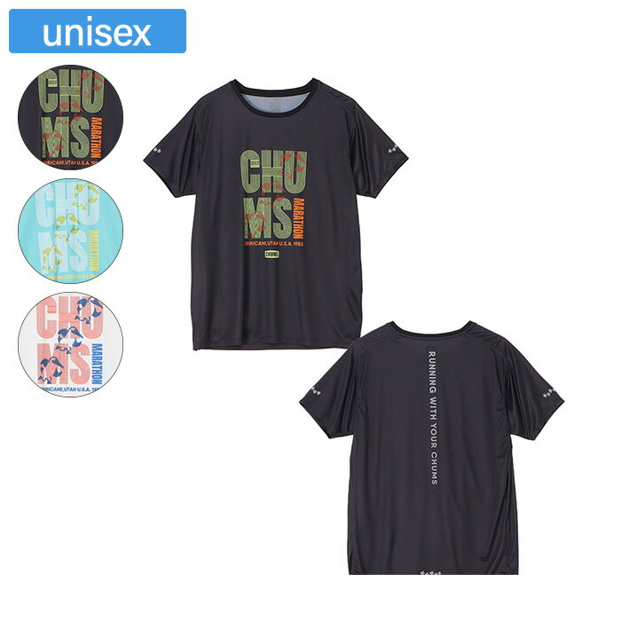 樂天商城 - CHUMS チャムス 半袖 ランニングチャムスマラソンTシャツ ユニセックス CH01-2769